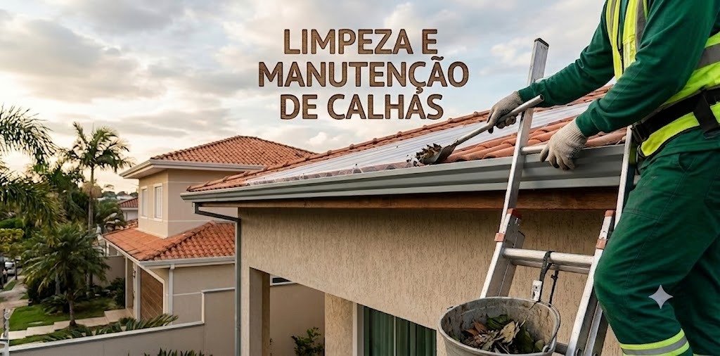 Limpeza de calhas e telhados em Araraquara - Manutenção e prevenção Casa Livre